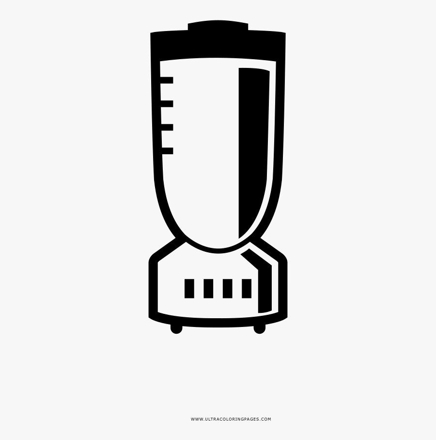 Blender Coloring Page - Illustration, Transparent Clipart