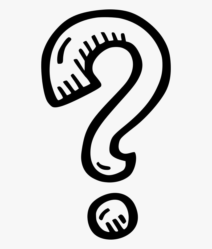 Question Mark, Transparent Clipart