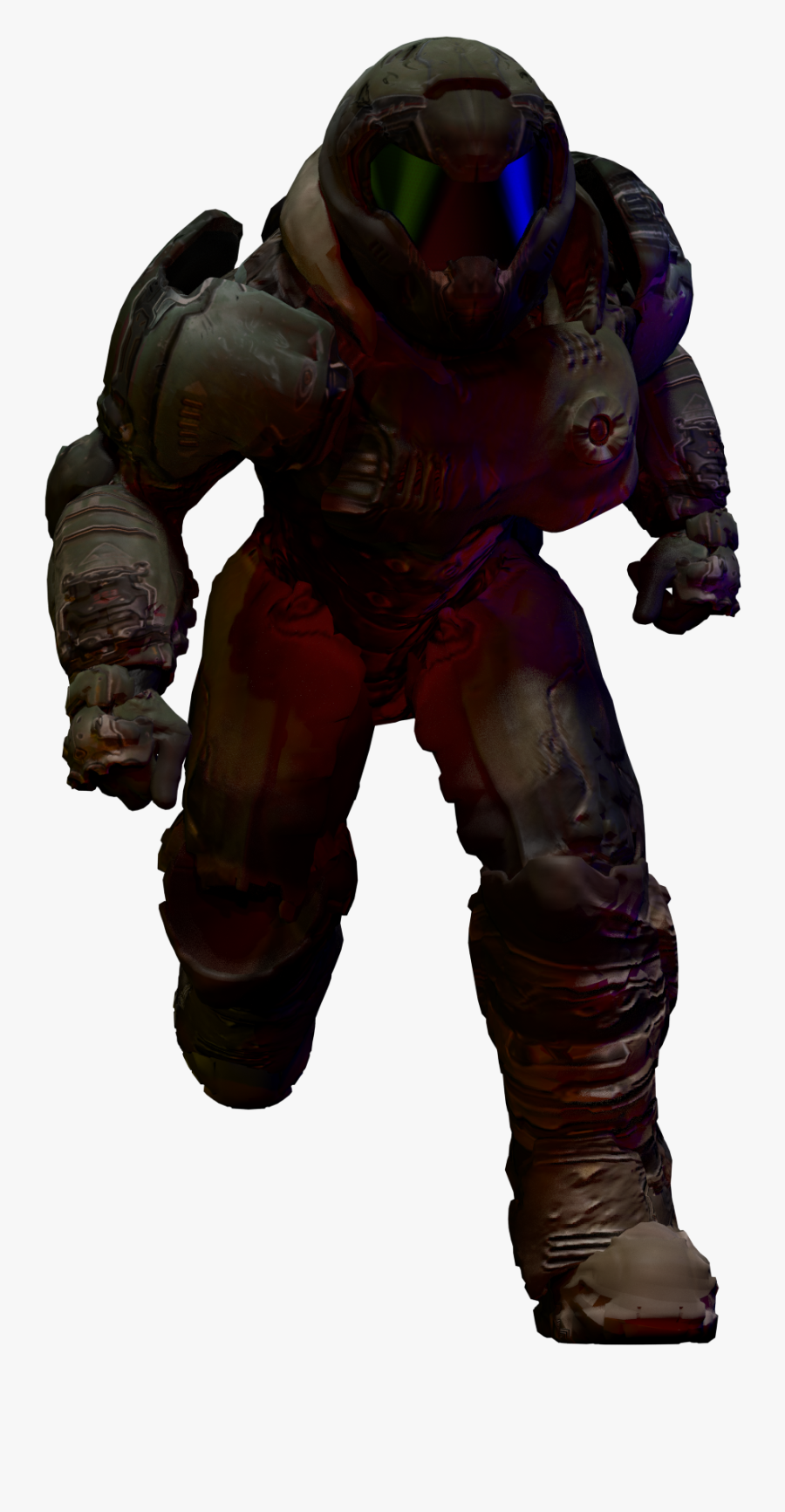 Clipart Free Guy In Blender Cycles - Doomguy Png, Transparent Clipart