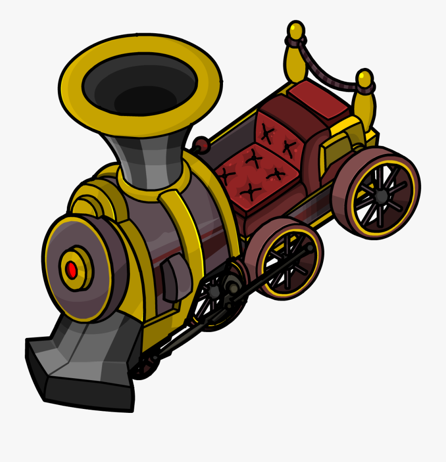 Tinker Train Engine - Club Penguin Train, Transparent Clipart