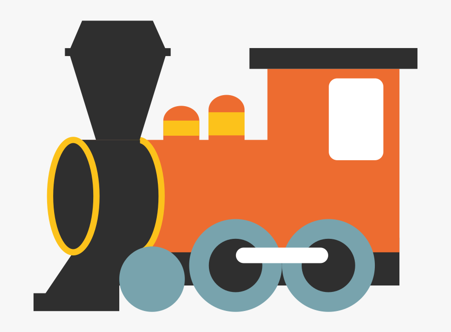 Transparent Steam Train Clipart - Google Steam Locomotive Emoji, Transparent Clipart