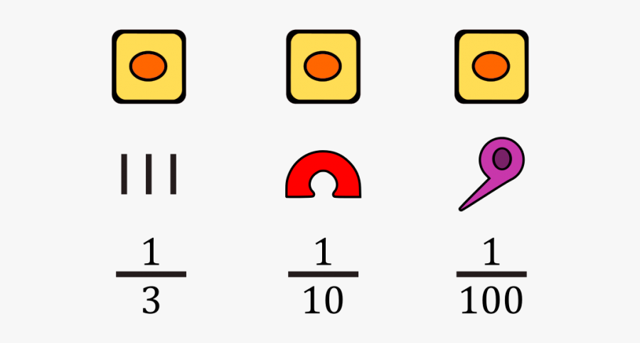Learn Fractions With Online Fraction Games, Transparent Clipart