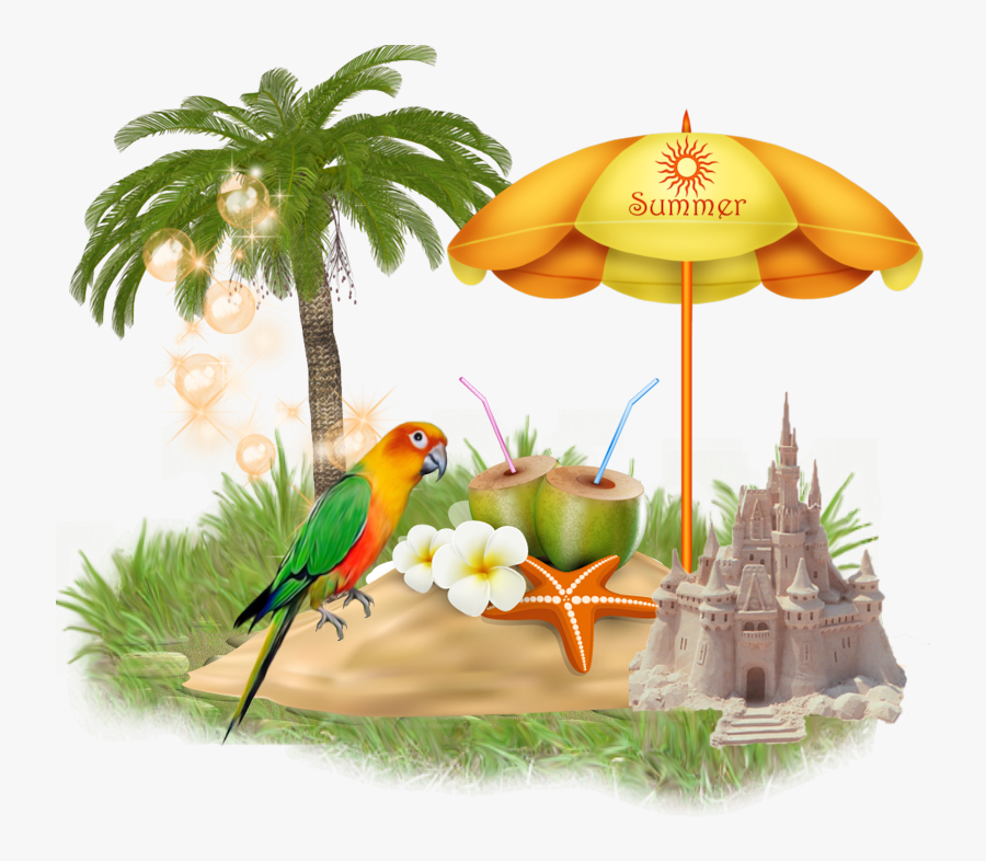 Palm Trees, Transparent Clipart