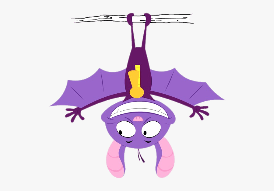 Bat Pat Hanging Upside Down - Characters Bat Pat Cartoon, Transparent Clipart