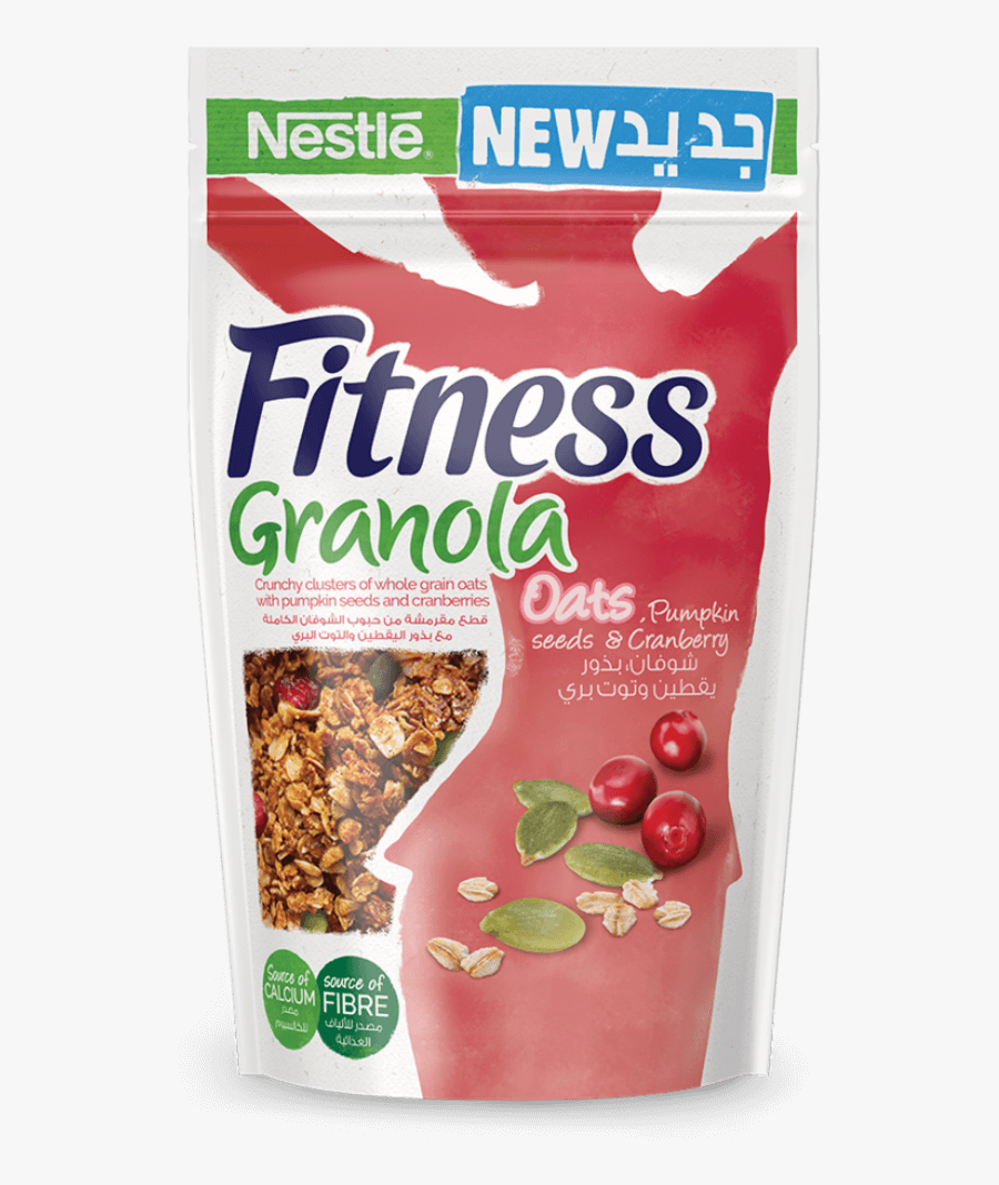 Transparent Granola Bar Clipart - Nestle Fitness Granola Honey, Transparent Clipart