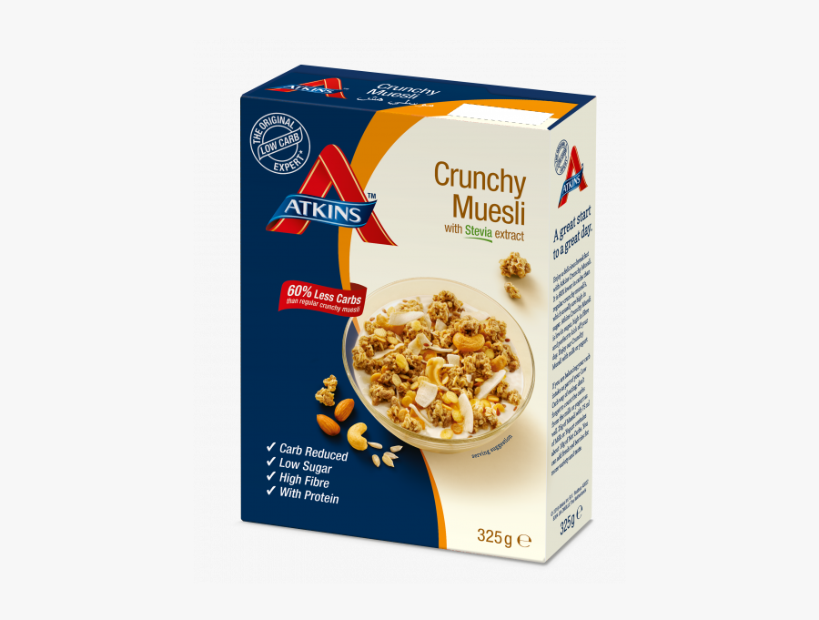 Crunchy Muesli - Atkins Muesli, Transparent Clipart