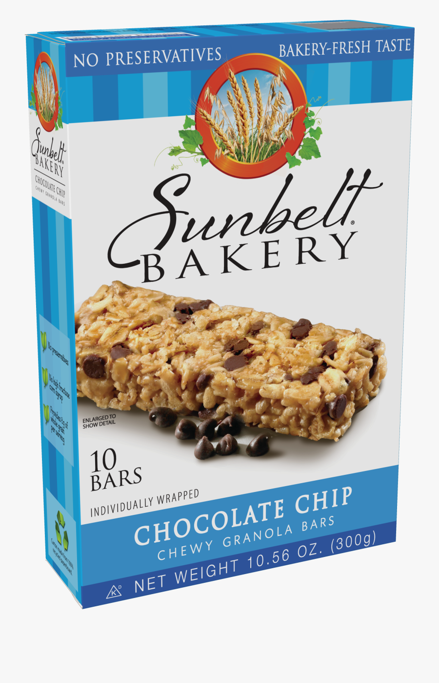 Sunbelt Bakery Chocolate Chip Granola Bars, Transparent Clipart
