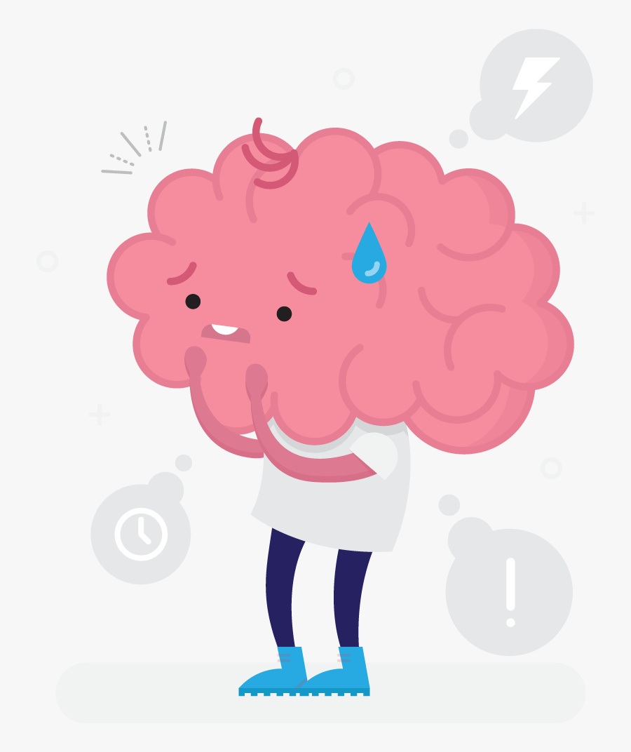 Brain Clipart Senses - Cartoon, Transparent Clipart