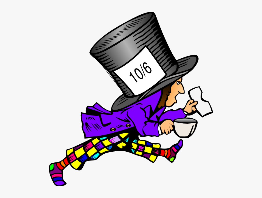 Download Mad Hatter Wild Colors Svg Clip Arts - Mad Hatter Hat ...