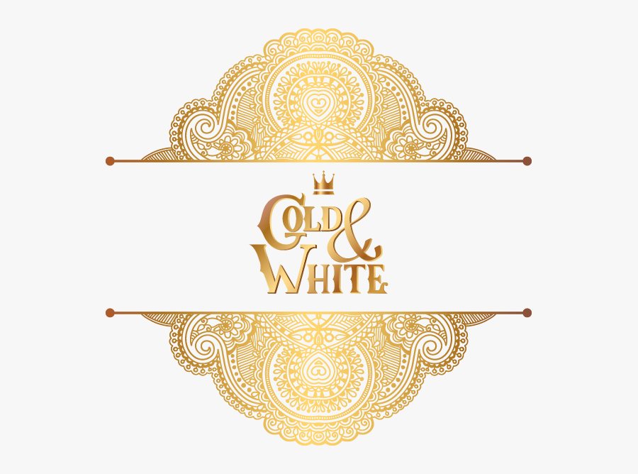 Golden Atmosphere Gold Pattern Wedding Ornament Luxury - Gold Floral Ornament Png, Transparent Clipart