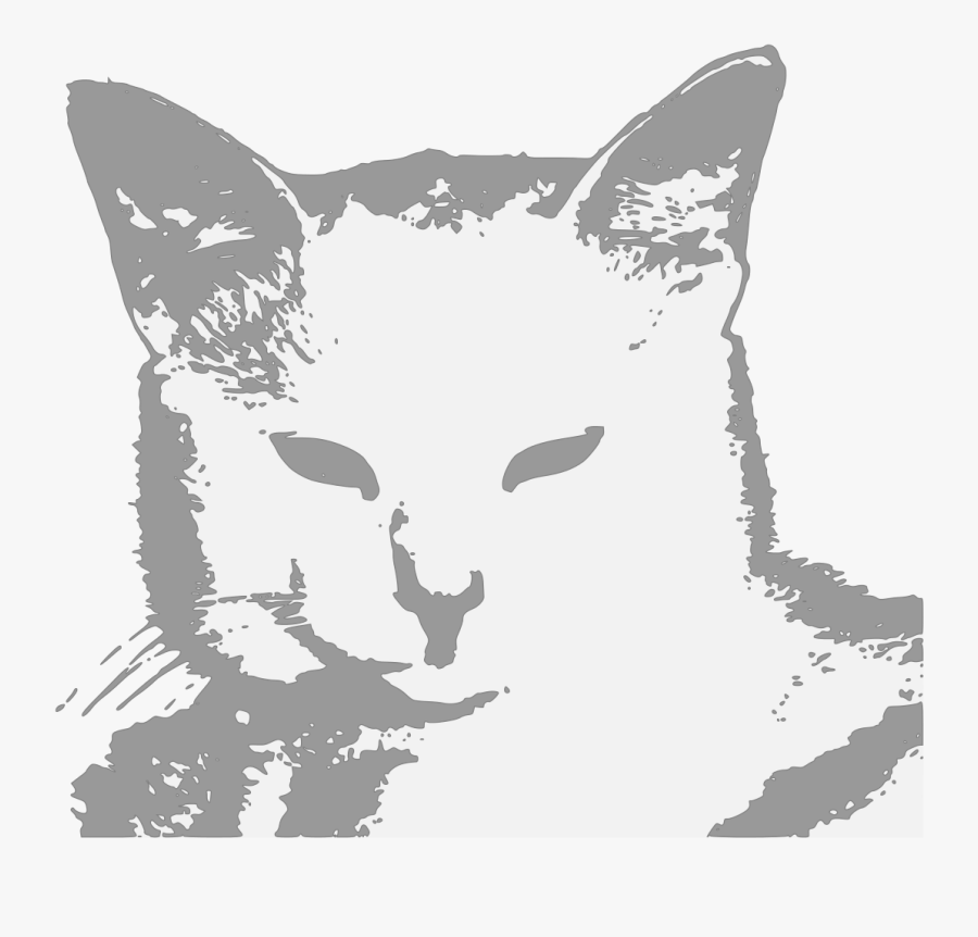 File User Coolcat Svg Cool Cat Silhouette - Illustration, Transparent Clipart