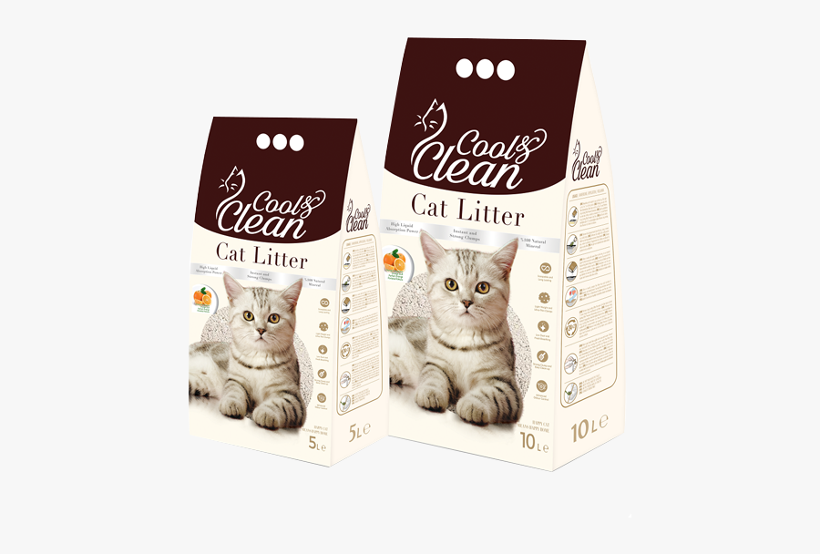 Cool & Clean Ultra Clumping Cat Litter - Cat Grabs Treat, Transparent Clipart