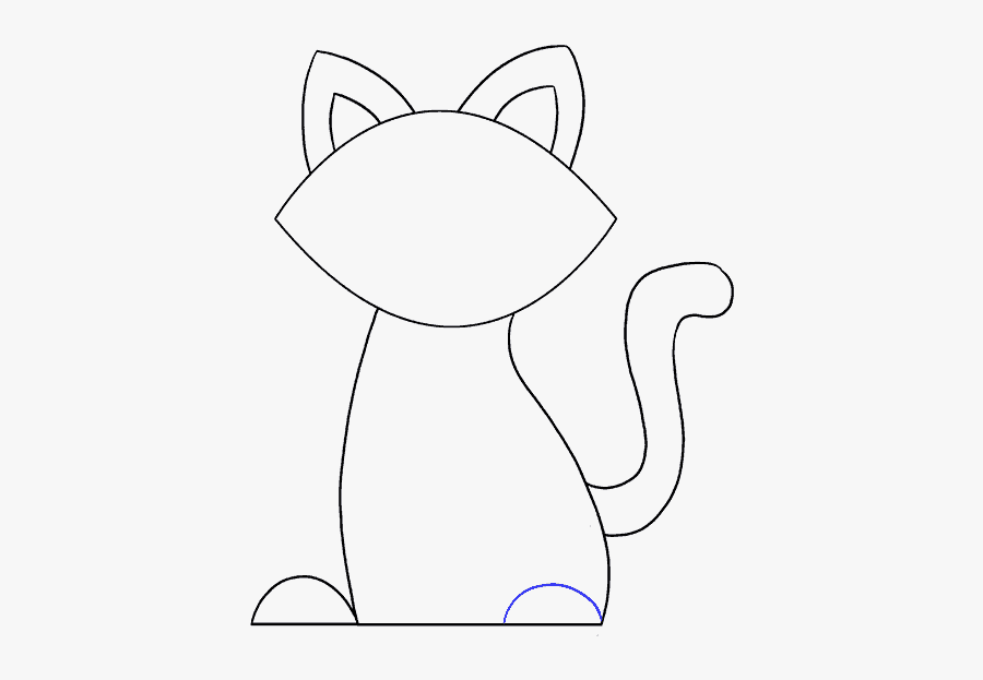 Cat Simple Clipart - From the Ground