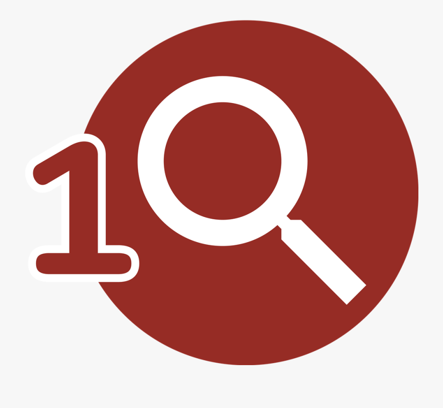 Number 1, Find Icon - Circle, Transparent Clipart