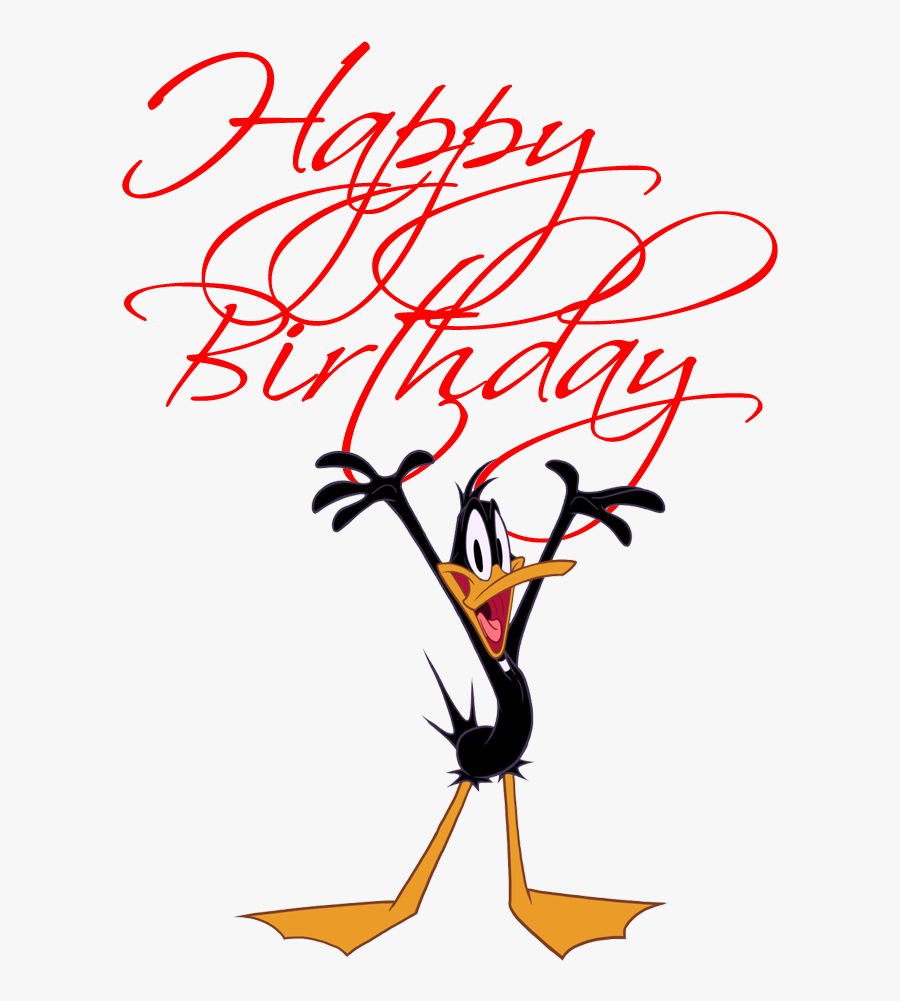 And Many Many More Sorry I"m Late Was At My Dads And - Daffy Looney Tunes Show, Transparent Clipart