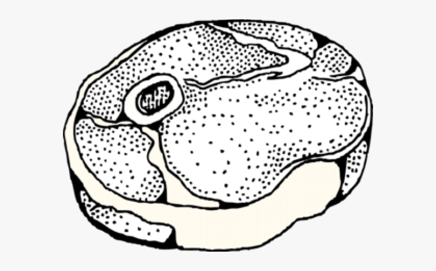 Bw Clipart Meat - Steak Clip Art, Transparent Clipart