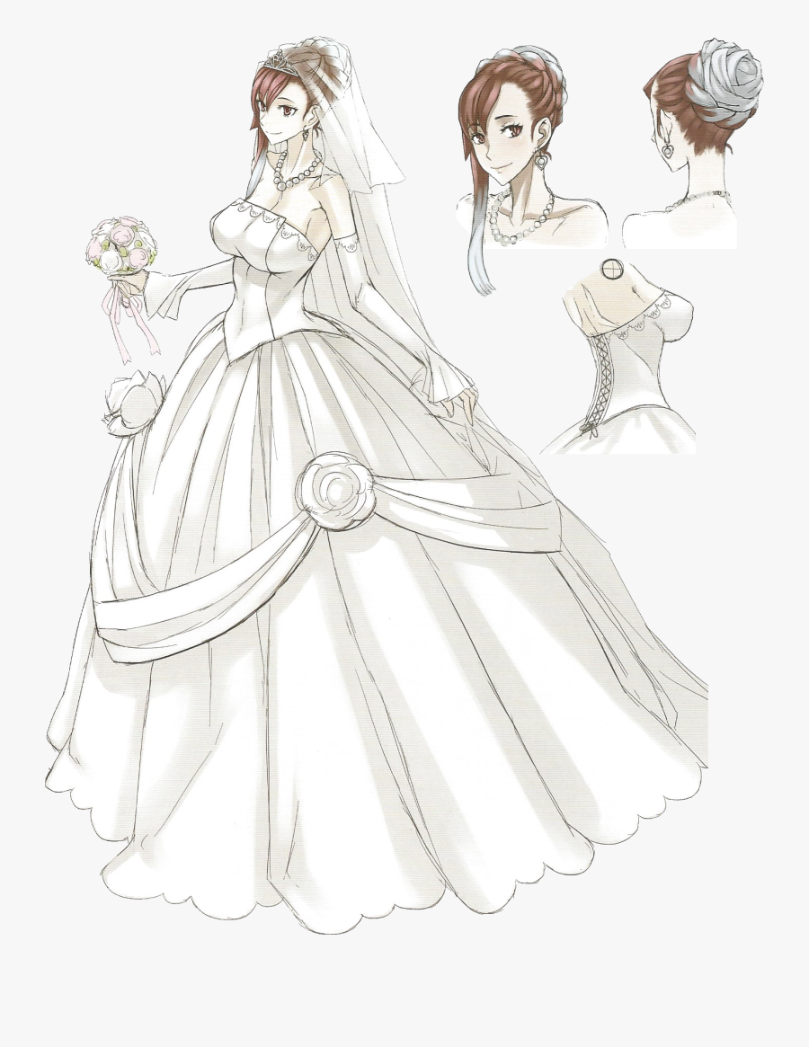 Art Wedding Dress - Valkyria Chronicles 3 Wedding, Transparent Clipart