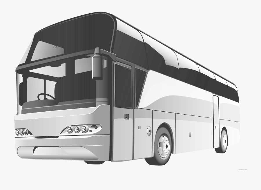 Clipartblack Com Free Black - Transparent Background Bus Clip Art, Transparent Clipart