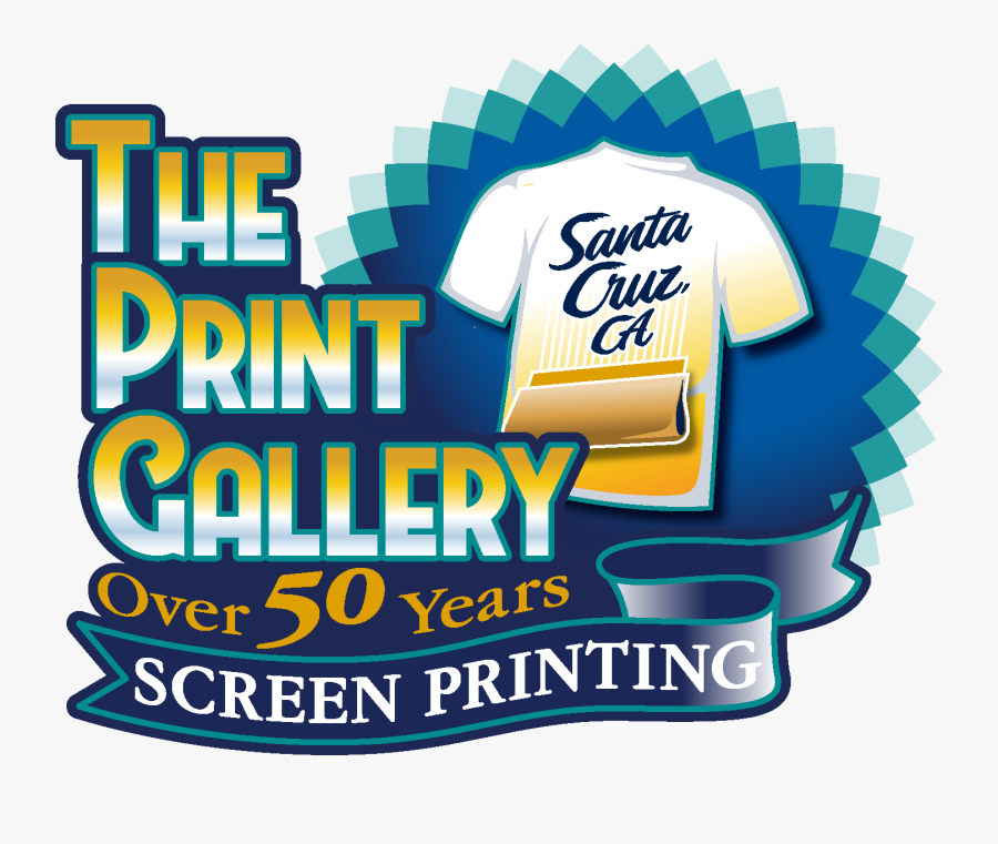 Screen Printing T Shirts & Embroidery Services In Santa - Illustration, Transparent Clipart