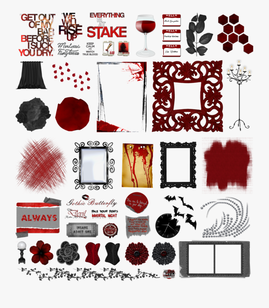 True Blood Vampire Word - Portable Network Graphics, Transparent Clipart