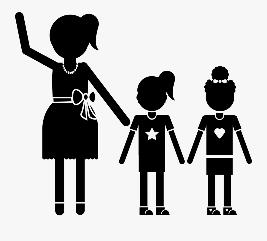 Transparent Single Parent Clipart - Mothers Day For All, Transparent Clipart