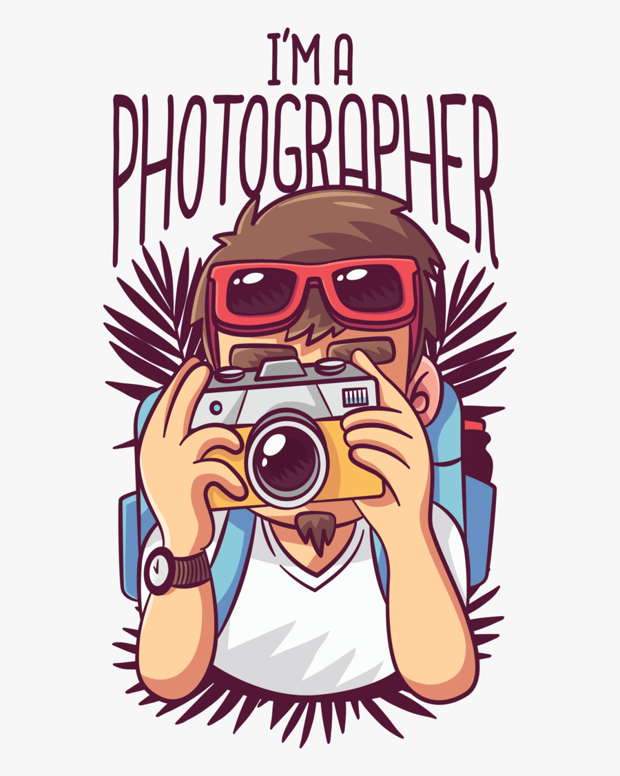 Photographer Cartoon, Transparent Clipart