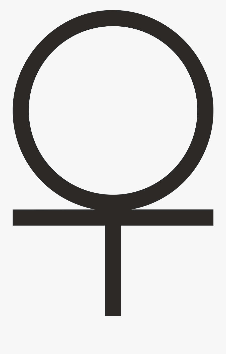 Cross Hairs Clipart, Vector Clip Art Online, Royalty - Circle Ankh, Transparent Clipart