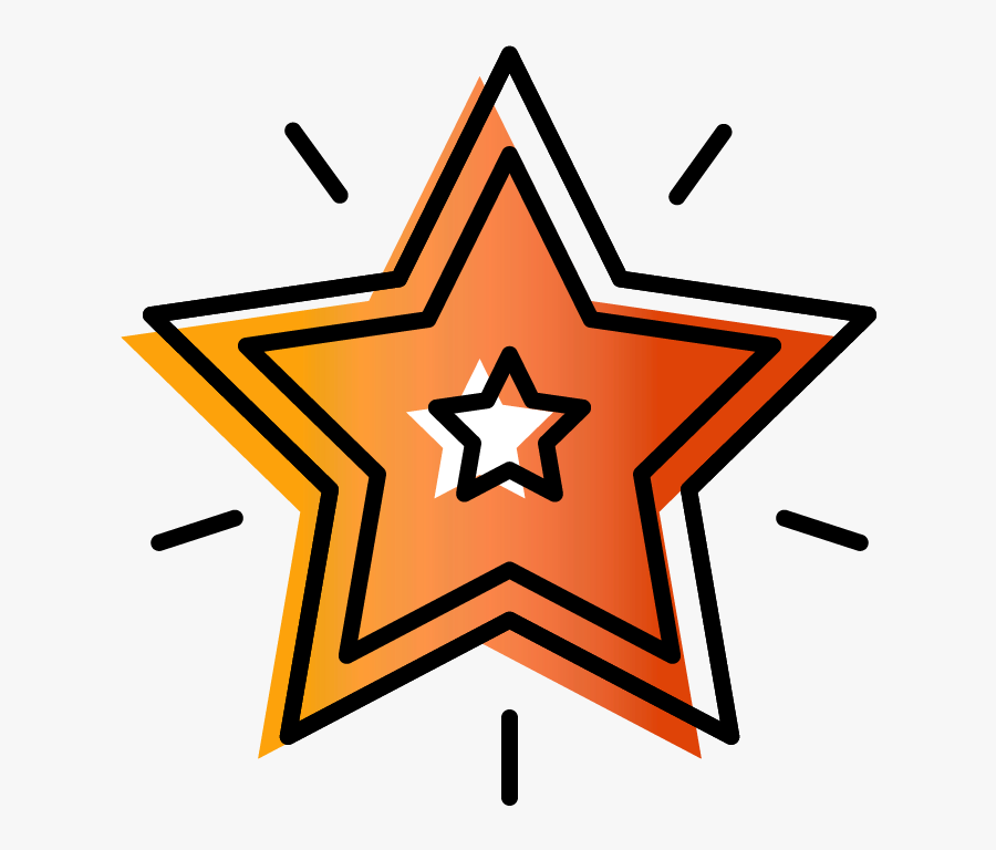 Transparent Background Star Outline, Transparent Clipart