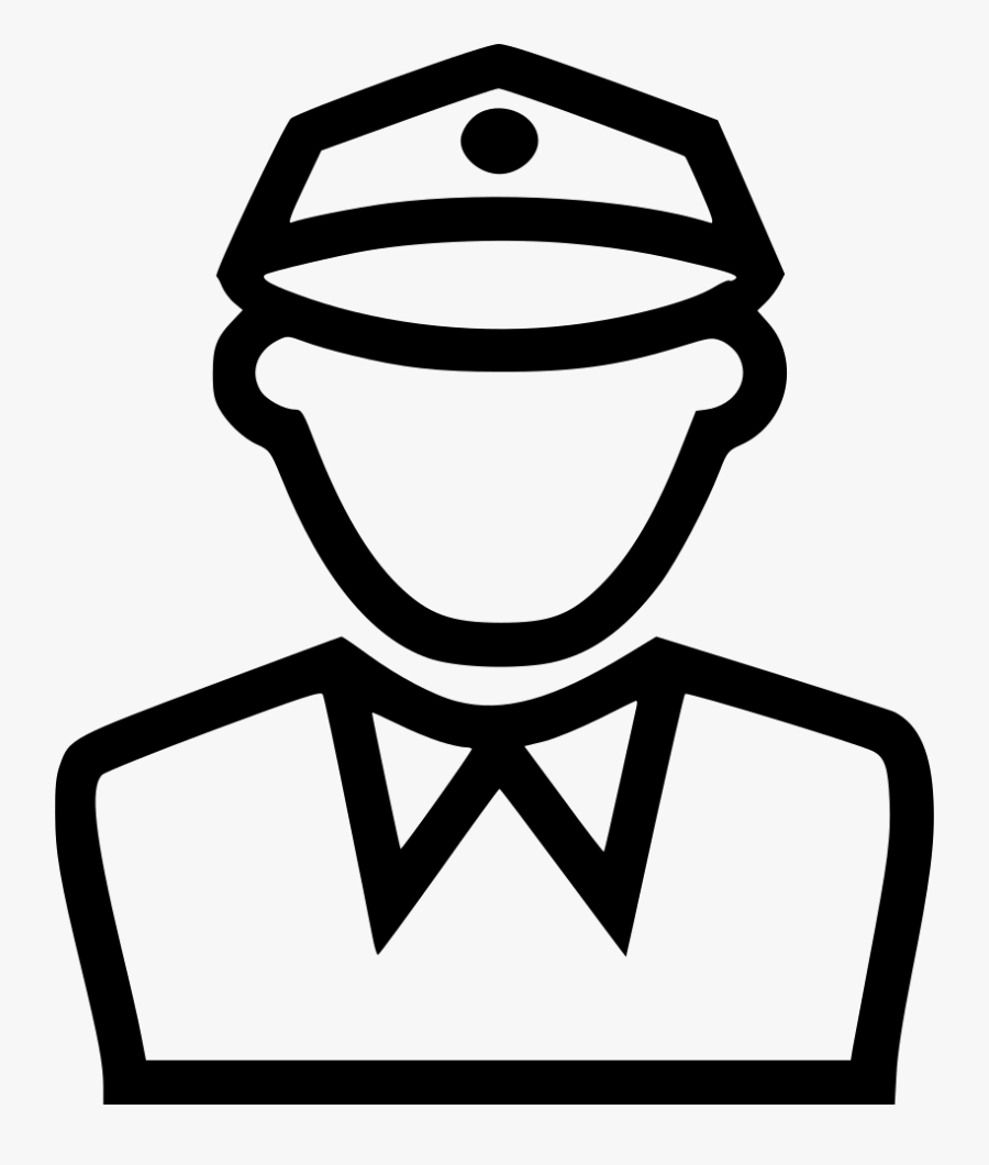 Police Man Comments - Traffic Police Icon, Transparent Clipart