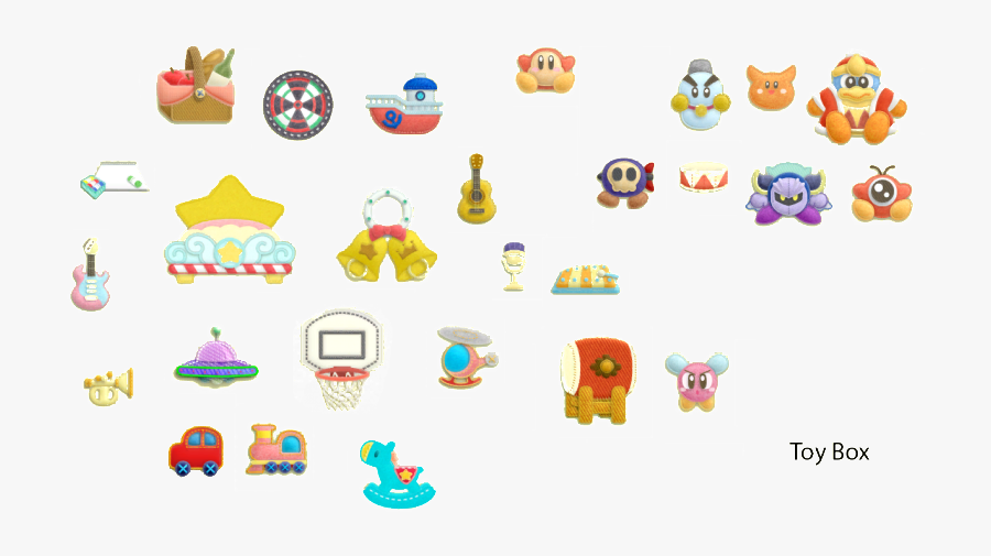 Transparent Kirby Sprite Png - Kirby's Epic Yarn Toys, Transparent Clipart