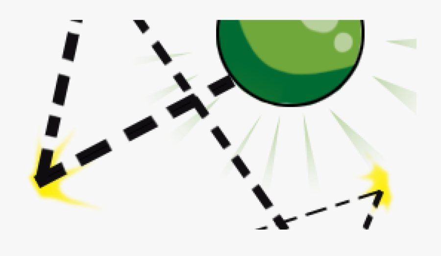 Drawing Of A Bouncy Ball Bouncing Around - Illustration, Transparent Clipart