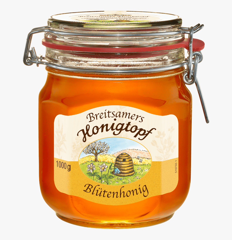 Transparent Honey Pot Png - Breitsamer Honey, Transparent Clipart