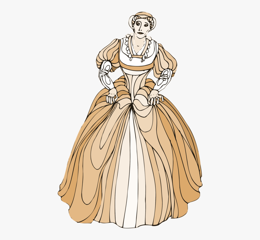 Gown,victorian Fashion,art - Bianca Of Taming Of The Shrew By William Shakespeare, Transparent Clipart