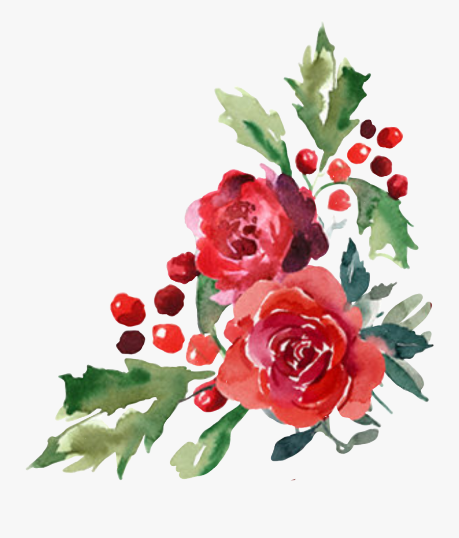 Flower Flor Flores Cornerdesign - Transparent Background Watercolor Flower Png, Transparent Clipart