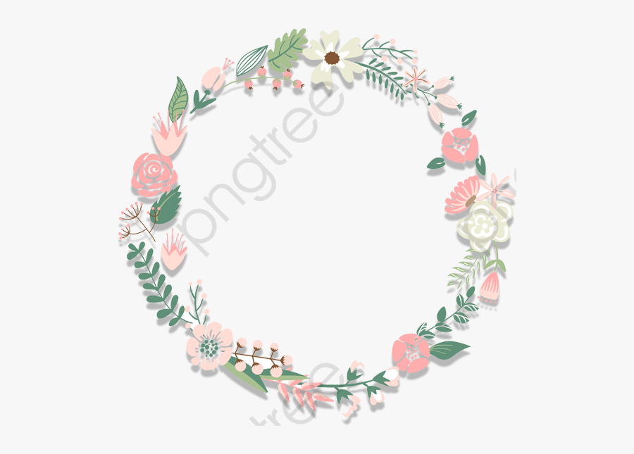 Flower Clipart Transparent Image - Logo Couronne De Fleurs, Transparent Clipart