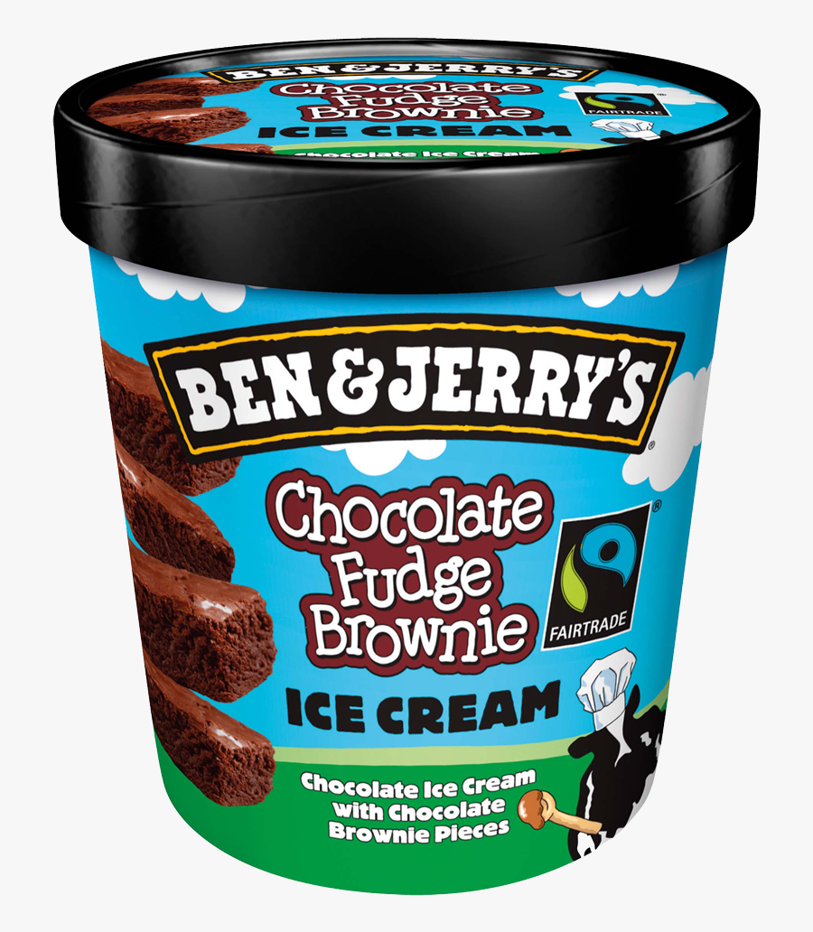 Transparent Jerry Png - Ben & Jerry's Chocolate Fudge Brownie 500ml, Transparent Clipart