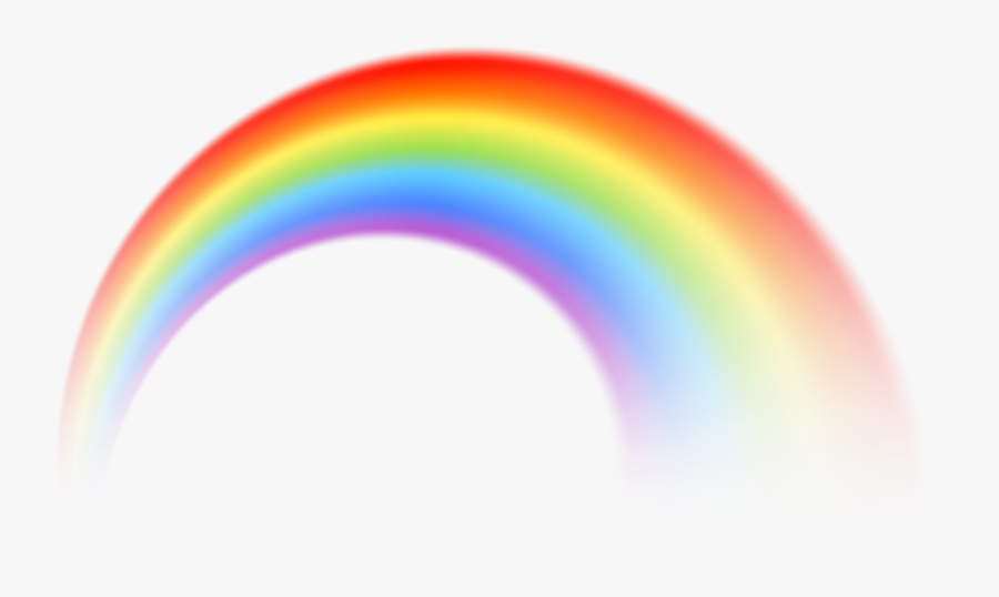 Rainbow Graphics Font Computer Wallpaper - Transparent Rainbow Clipart, Transparent Clipart