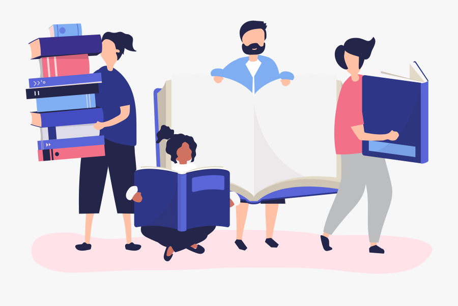 University Study Cartoon, Transparent Clipart