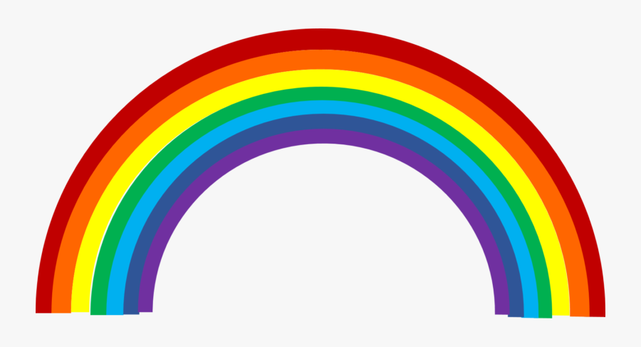 Hd Rainbow Cliparts - Transparent Background Rainbow Clipart, Transparent Clipart