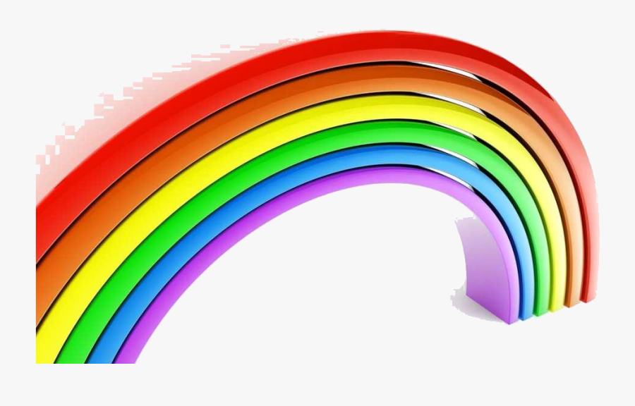 Clip Art Rainbow Color Background - สายรุ้ง ไม่มี พื้น หลัง, Transparent Clipart