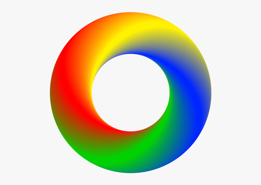 Rainbow Logo Circle Png, Transparent Clipart
