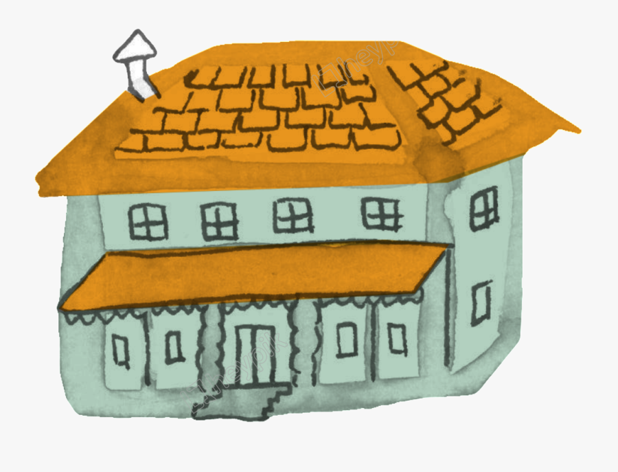 Transparent Townhouse Clipart - Cottage, Transparent Clipart