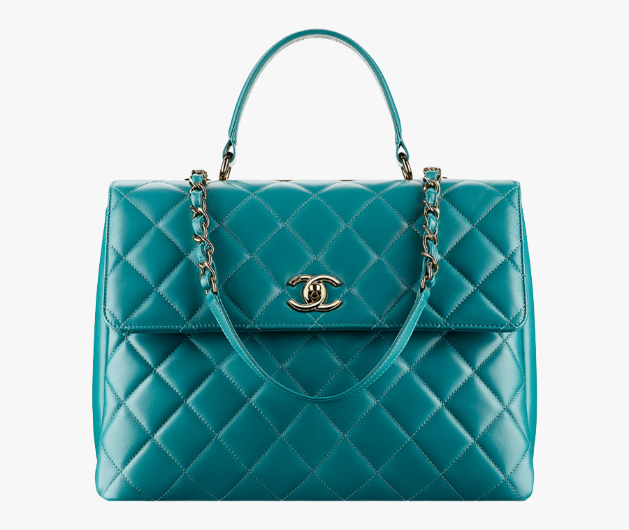 Tote T-shirt Bag Green Handbag Chanel Clipart - Chanel, Transparent Clipart