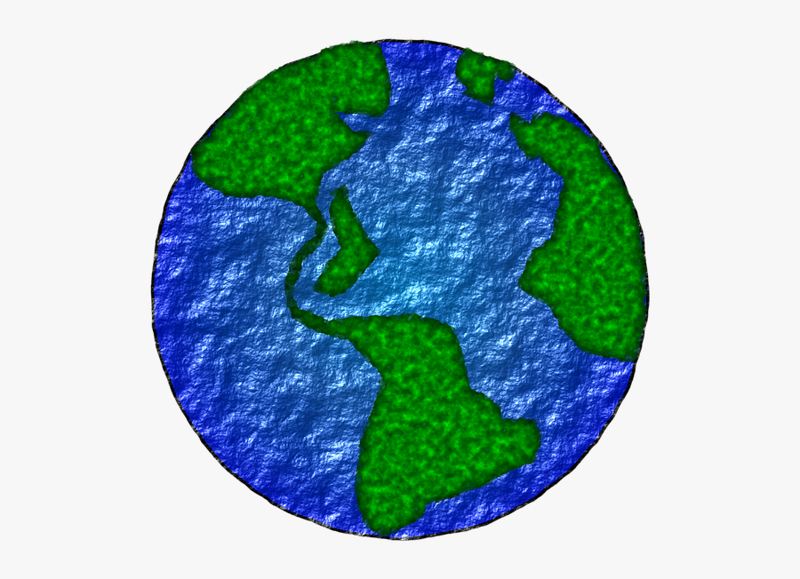 Electric Blue,globe,aqua - Earth Gift, Transparent Clipart