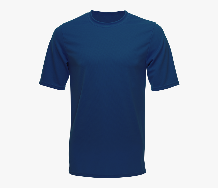T-shirt,clothing,active Shirt,blue,sleeve,cobalt Blue,electric - Active Shirt, Transparent Clipart