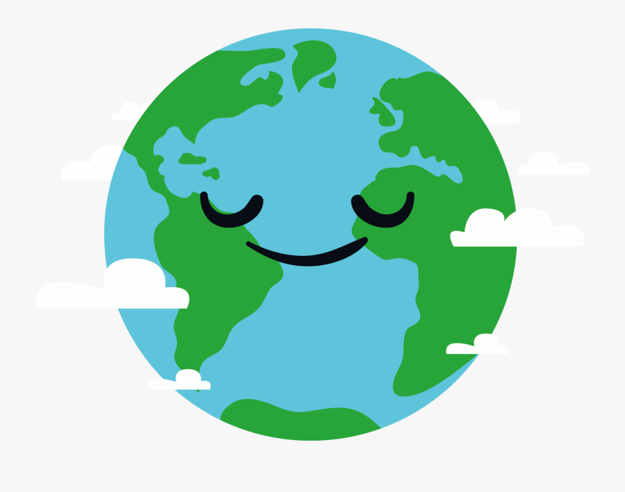 Earth T Shirt Vector Blue Earth Smiling Face 1500 - Peace Around The World Cartoon, Transparent Clipart