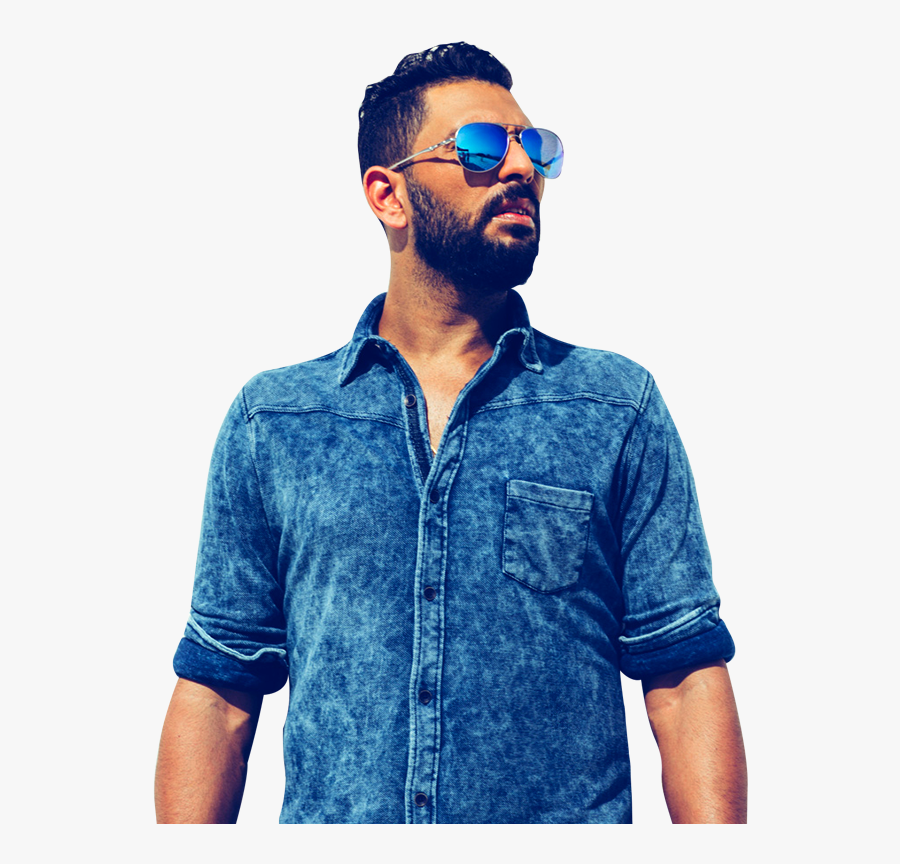 Shirt Denim T-shirt Youwecan Singh Dress Yuvraj Clipart - Yuvraj Singh Hd Images Download, Transparent Clipart