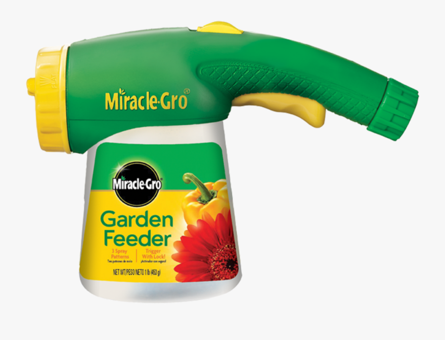 Transparent Flower Bed Clipart - Miracle Gro Hose Feeder, Transparent Clipart