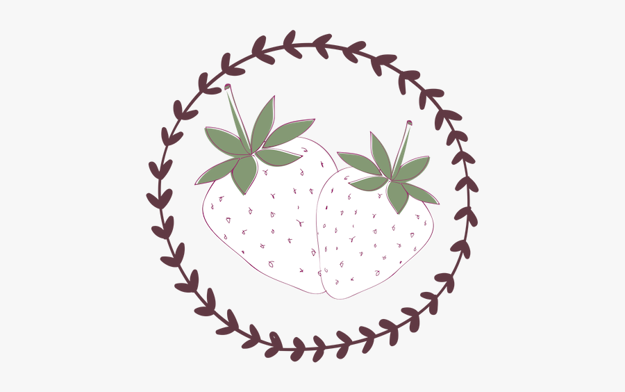 Two Sweet Berries, Transparent Clipart