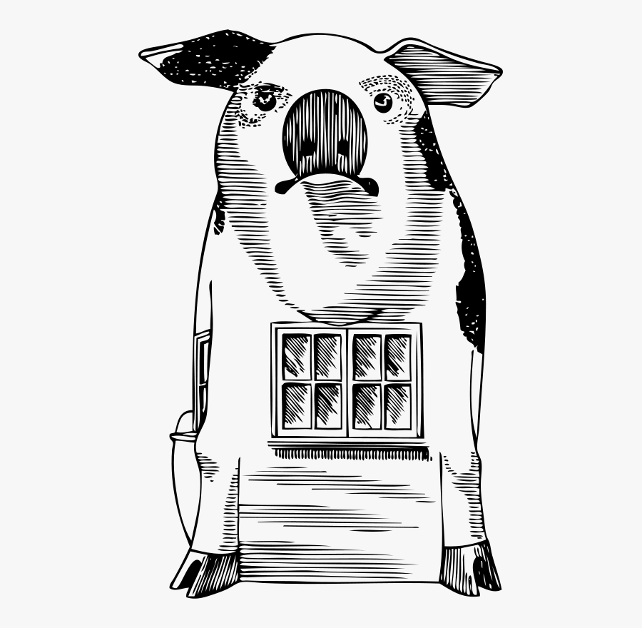 Free Pig Stand - Clip Art, Transparent Clipart